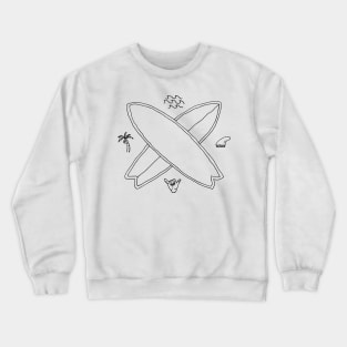 Surf Vibes (for Light) Crewneck Sweatshirt